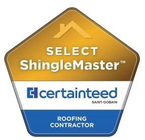 Select ShingleMaster Certainteed Roofing Contractor badge